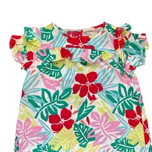 J Crew Ruffle Sleeve Shirt